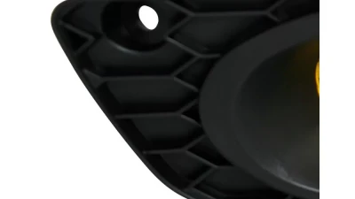 Spec-D H11 Fog Lights Kit (Chrome Housing/Yellow Lens) Honda Civic 2012                                     - LF-CV124AMOEM-HZ - Image 2