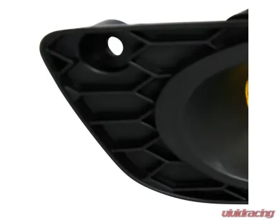 Spec-D H11 Fog Lights Kit (Chrome Housing/Yellow Lens) Honda Civic 2012 - LF-CV124AMOEM-HZ
