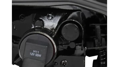 Spec-D H11 Fog Lights Kit (Chrome Housing/Yellow Lens) Honda Civic 2012                                     - LF-CV124AMOEM-HZ - Image 6