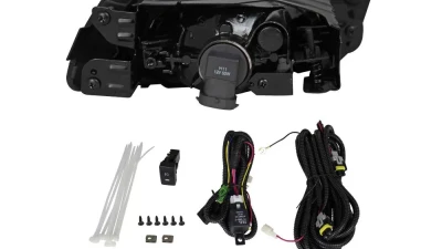 Spec-D H11 Fog Lights Kit (Chrome Housing/Yellow Lens) Honda Civic 2012                                     - LF-CV124AMOEM-HZ - Image 8