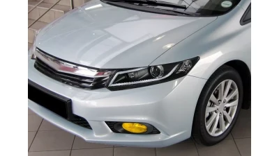 Spec-D H11 Fog Lights Kit (Chrome Housing/Yellow Lens) Honda Civic 2012                                     - LF-CV124AMOEM-HZ - Image 10