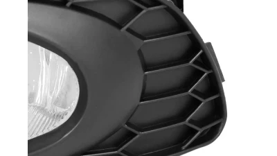 Spec-D H11 Fog Lights Kit (Chrome Housing/Clear Lens) Honda Civic 2012                                     - LF-CV124OEM-HZ - Image 4