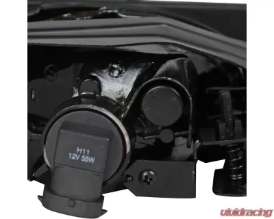 Spec-D H11 Fog Lights Kit (Chrome Housing/Clear Lens) Honda Civic 2012 - LF-CV124OEM-HZ