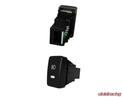 Spec-D H11 Fog Lights Kit (Chrome Housing/Clear Lens) Honda Civic 2012 - LF-CV124OEM-HZ