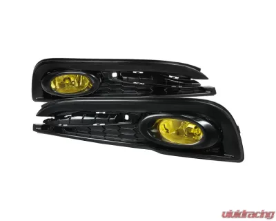 Spec-D H11 Fog Lights Kit (Chrome Housing/Yellow Lens) Honda Civic 2013-2015 - LF-CV134AMOEM-HZ