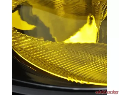 Spec-D H11 Fog Lights Kit (Chrome Housing/Yellow Lens) Honda Civic 2013-2015 - LF-CV134AMOEM-HZ