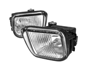 Spec-D H3 Fog Lights Kit (Chrome Housing/Clear Lens) Honda Civic 1996-1998