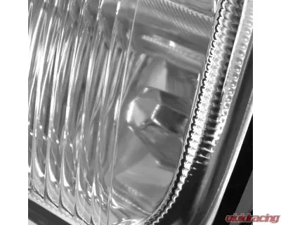 Spec-D H3 Fog Lights Kit (Chrome Housing/Clear Lens) Honda Civic 1996-1998 - LF-CV96-WJ