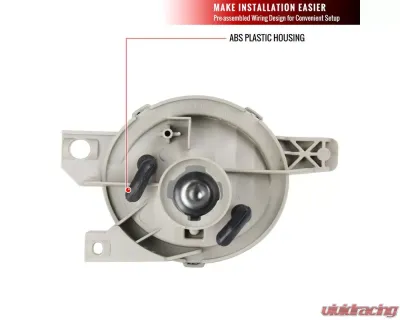 Spec-D Fog Lights (Chrome Housing/Smoked Lens) Honda Del Sol 1993-1997 - LF-DEL93GOEM-HZ