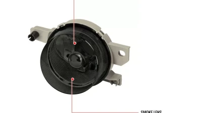 Spec-D Fog Lights (Chrome Housing/Smoked Lens) Honda Del Sol 1993-1997                                     - LF-DEL93GOEM-HZ - Image 6