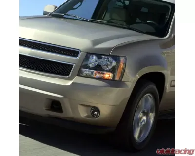 Spec-D H16 Fog Lights Kit (Chrome Housing/Smoked Lens) Chevrolet | GMC | Pontiac | Ford 2007-2014 - LF-DEN07GOEM-HZ