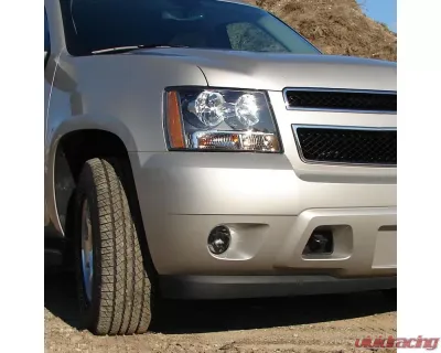 Spec-D H16 Fog Lights Kit (Chrome Housing/Smoked Lens) Chevrolet | GMC | Pontiac | Ford 2007-2014 - LF-DEN07GOEM-HZ