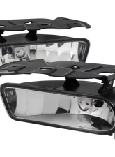 Spec-D 880 Factory Style Fog Lights (Chrome Housing/Clear Lens) Cadillac Escalade 2002-2006                                     - LF-ECLD02COEM-HZ - Image 5