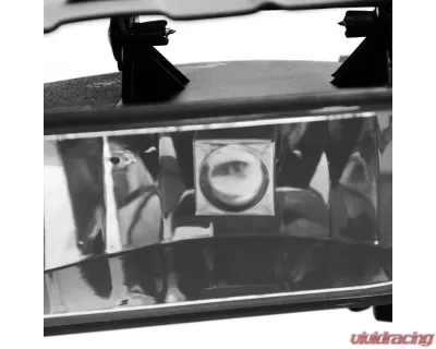 Spec-D 880 Factory Style Fog Lights (Chrome Housing/Clear Lens) Cadillac Escalade 2002-2006 - LF-ECLD02COEM-HZ