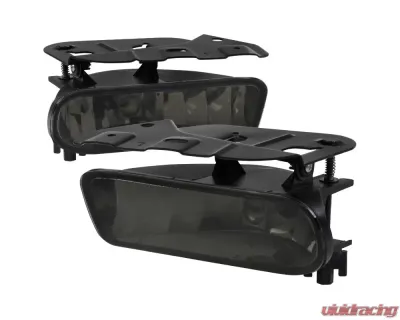Spec-D 880 Factory Style Fog Lights (Chrome Housing/Smoke Lens) Cadillac Escalade 2002-2006 - LF-ECLD02GOEM-HZ