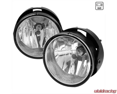 Spec-D H10 Fog Lights Kit w/ Switch & Wiring Harness (Chrome Housing/Clear Lens) Ford Ranger | Expedition 2007-2014 - LF-EPED07COEM-HZ