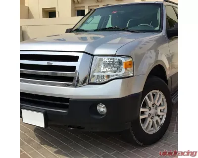 Spec-D H10 Fog Lights Kit w/ Switch & Wiring Harness (Chrome Housing/Clear Lens) Ford Ranger | Expedition 2007-2014 - LF-EPED07COEM-HZ