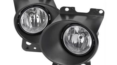 Spec-D H10 Fog Lights Kit (Chrome Housing/Clear Lens) Ford F-150 | Lincoln Mark LT 2006-2008                                     - LF-F15006COEM-HZ - Image 9