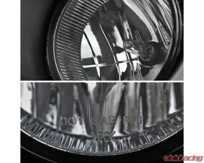 Spec-D Fog Light Bezels (Chrome Housing/Smoked Lens) Ford F-150 2011-2014 - LF-F15011GOEM-DL