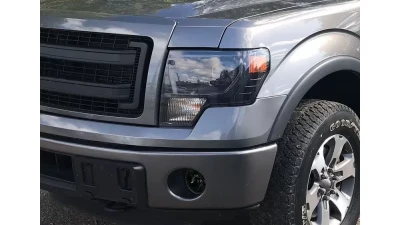 Spec-D H10 Fog Lights Kit (Chrome Housing/Smoked Lens) Ford F-150 2011-2014                                     - LF-F15011GOEM-HZ - Image 5