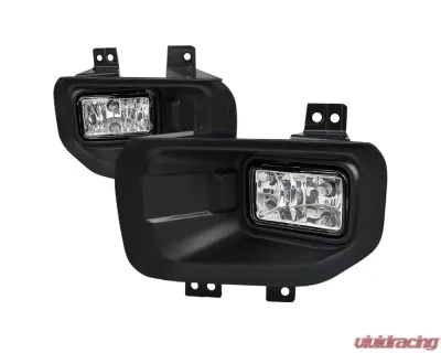 Spec-D H10 Fog Lights (Chrome Housing/Clear Lens) Ford F-150 2015-2017 - LF-F15015COEM-DL