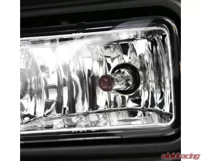 Spec-D H10 Fog Lights (Chrome Housing/Clear Lens) Ford F-150 2015-2017 - LF-F15015COEM-DL