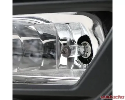 Spec-D 12V/35W H8 Fog Lights (Chrome Housing/Clear Lens) Ford Focus 2015-2017 - LF-FOC15COEM-DL