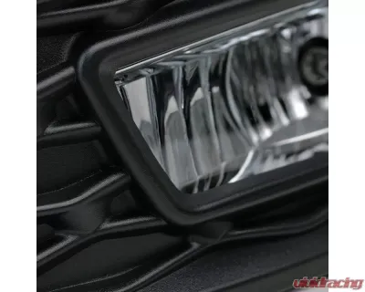 Spec-D 12V/35W H8 Fog Lights (Chrome Housing/Clear Lens) Ford Focus 2015-2017 - LF-FOC15COEM-DL