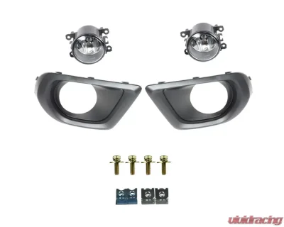 Spec-D H11 Fog Lights (Chrome Housing/Clear Lens) Subaru Forester 2014-2016 - LF-FRT14COEM-DL