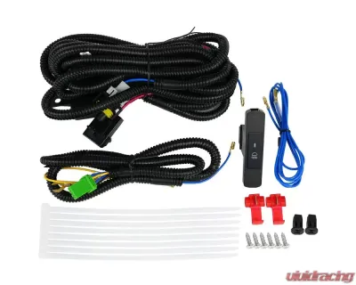 Spec-D H11 Fog Lights Kit (Chrome Housing/Clear Lens) Ford Fiesta 2014-2017 - LF-FST14COEM-HZ