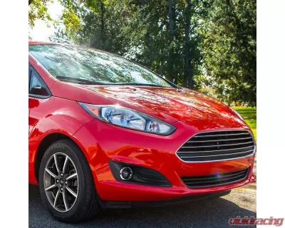 Spec-D H11 Fog Lights Kit (Chrome Housing/Clear Lens) Ford Fiesta 2014-2017 - LF-FST14COEM-HZ