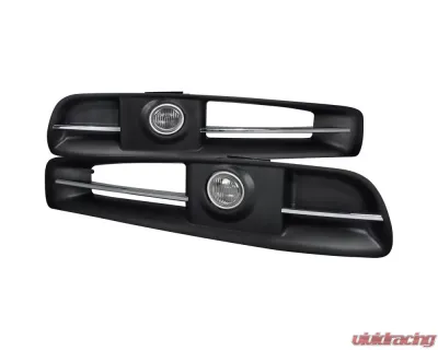 Spec-D H3 Fog Lights Kit (Chrome Housing/Clear Lens) Infiniti G35 2003-2005 - LF-G35032-RS