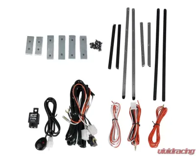 Spec-D H3 Fog Lights Kit (Chrome Housing/Clear Lens) Infiniti G35 2003-2005 - LF-G35032-RS