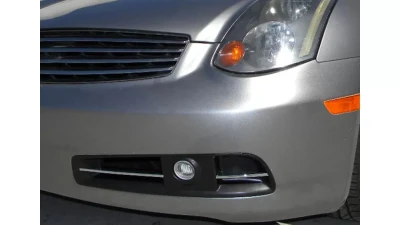 Spec-D H3 Fog Lights Kit (Chrome Housing/Clear Lens) Infiniti G35 2003-2005                                     - LF-G35032-RS - Image 8