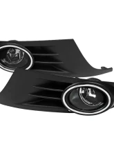 Spec-D 9006 Fog Lights Kit (Chrome Housing/Clear Lens) Volkswagen Jetta | Golf 2010-2014                                     - LF-GLF10COEM-DL - Image 8