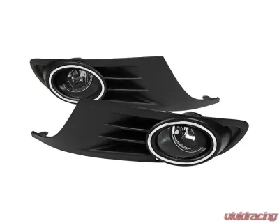 Spec-D 9006 Fog Lights Kit (Chrome Housing/Clear Lens) Volkswagen Jetta | Golf 2010-2014 - LF-GLF10COEM-DL