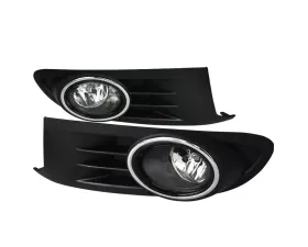 Spec-D 9006 OEM Fog Lights Kit (Chrome Housing/Clear Lens) Volkswagen Jetta | Golf 2010-2014