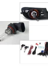 Spec-D 9006 OEM Fog Lights Kit (Chrome Housing/Clear Lens) Volkswagen Jetta | Golf 2010-2014                                     - LF-GLF10COEM-KP - Image 3
