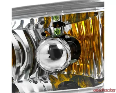 Spec-D H3 Bumper Fog Lights (Chrome Housing/Clear Lens) Volkswagen Golf  | Jetta 1993-1998 - LF-GLF93-TM