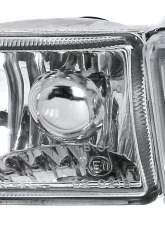 Spec-D H3 Bumper Fog Lights (Chrome Housing/Clear Lens) Volkswagen Golf  | Jetta 1993-1998                                     - LF-GLF93-TM - Image 3