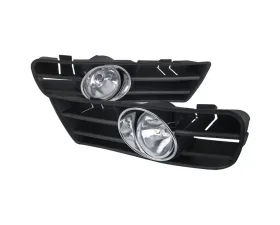 Spec-D H3 Fog Lights Kit (Chrome Housing/Clear Lens) Volkswagen Golf 1999-2004