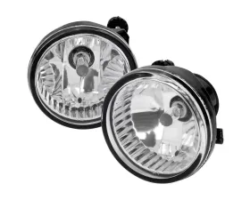 Spec-D 9006 Fog Lights Kit w/ Switch & Wiring Harness (Chrome Housing/Clear Lens) Toyota | Scion 2000-2009