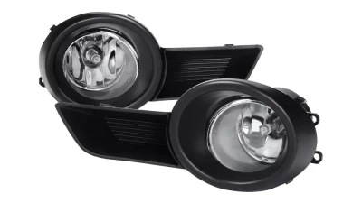 Spec-D 12V/55W H11 Fog Lights Kit (Chrome Housing/Clear Lens) Toyota Highlander 2008-2011                                     - LF-HLDR08COEM-V2-HZ - Image 10