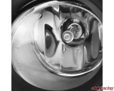 Spec-D 12V/55W H11 Fog Lights Kit (Chrome Housing/Clear Lens) Toyota Highlander 2008-2011 - LF-HLDR08COEM-V2-HZ
