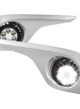 Spec-D 6-LED Fog Lights Kit (Chrome Housing/Clear Lens) Toyota Highlander 2011-2013                                     - LF-HLDR11CLED-HZ - Image 7