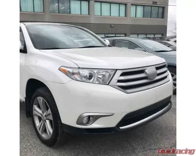 Spec-D 6-LED Fog Lights Kit (Chrome Housing/Clear Lens) Toyota Highlander 2011-2013 - LF-HLDR11CLED-HZ