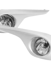 Spec-D 7117 Fog Lights Kit w/ Switch & Wiring Harness (Chrome Housing/Clear Lens) Toyota Highlander 2011-2013                                     - LF-HLDR11COEM-HZ - Image 10