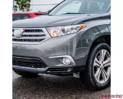 Spec-D 7117 Fog Lights Kit w/ Switch & Wiring Harness (Chrome Housing/Clear Lens) Toyota Highlander 2011-2013 - LF-HLDR11COEM-HZ