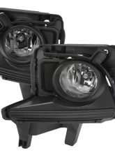Spec-D H16 Fog Lights Kit (Chrome Housing/Clear Lens) Toyota Highlander 2014-2016                                     - LF-HLDR15COEM-HZ - Image 7