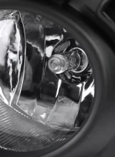 Spec-D H16 Fog Lights Kit (Chrome Housing/Clear Lens) Toyota Highlander 2014-2016                                     - LF-HLDR15COEM-HZ - Image 2